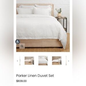 Pom Pom at Home Parker Linen Duvet Set (King)